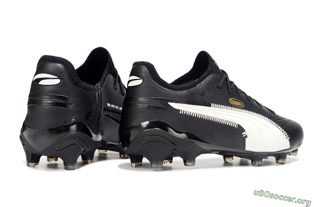 AOF x Puma King Ultimate FG Football Boots - Black/White 6