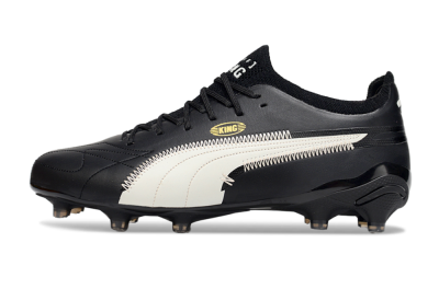 AOF x Puma King Ultimate FG Football Boots - Black/White