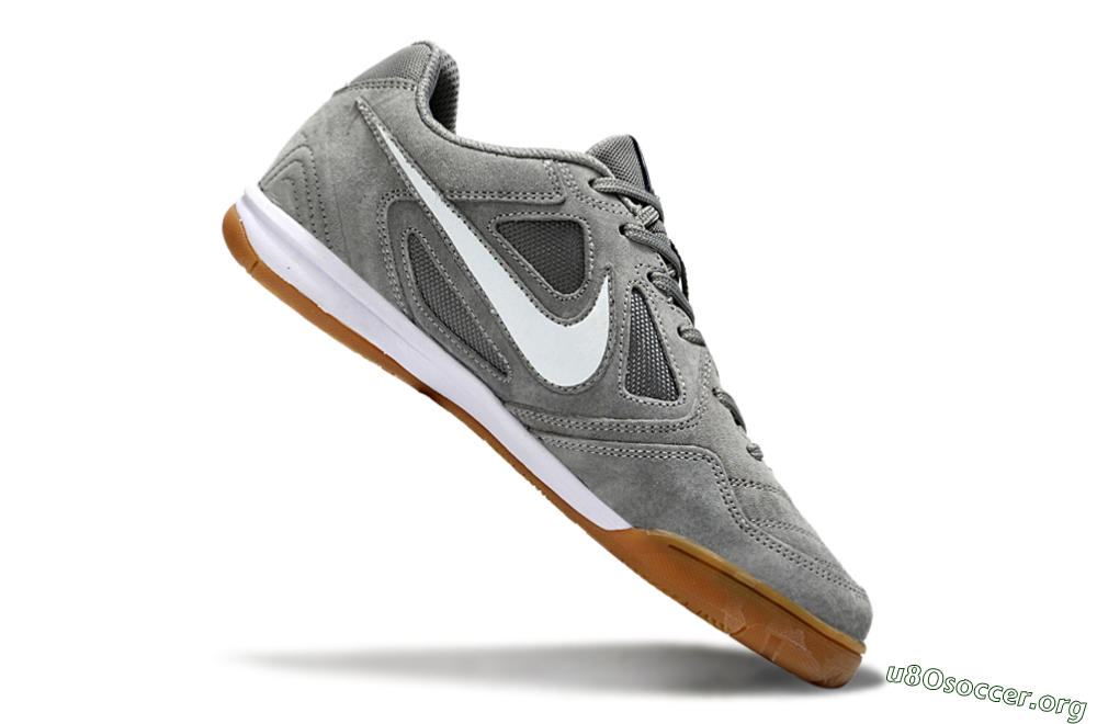 Nike SB Gato IC Football Shoes - Grey/White 4