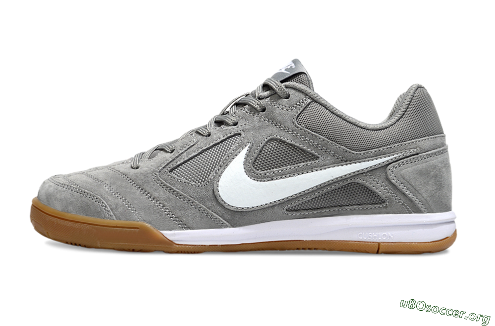 Nike SB Gato IC Football Shoes - Grey/White 3