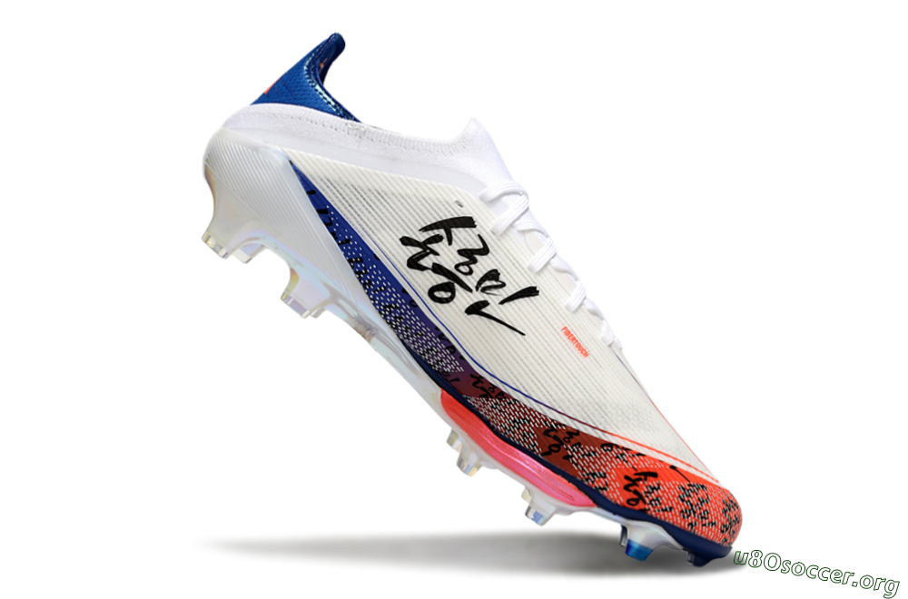 Son x Adidas F50+ Elite Lightstrike Pro FG Football Boots - White/Black/Blue 0