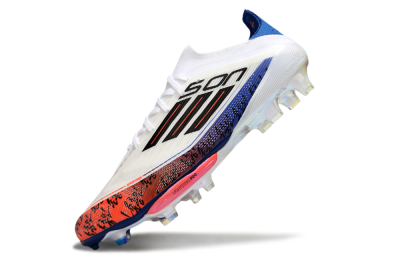 Son x Adidas F50+ Elite Lightstrike Pro FG Football Boots - White/Black/Blue