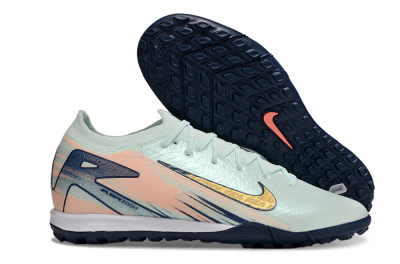 Nike Air Zoom Mercurial Vapor 16 Elite TF Football Shoes - Jade/Yellow/Blue