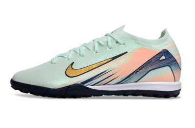 Nike Air Zoom Mercurial Vapor 16 Elite TF Football Shoes - Jade/Yellow/Blue