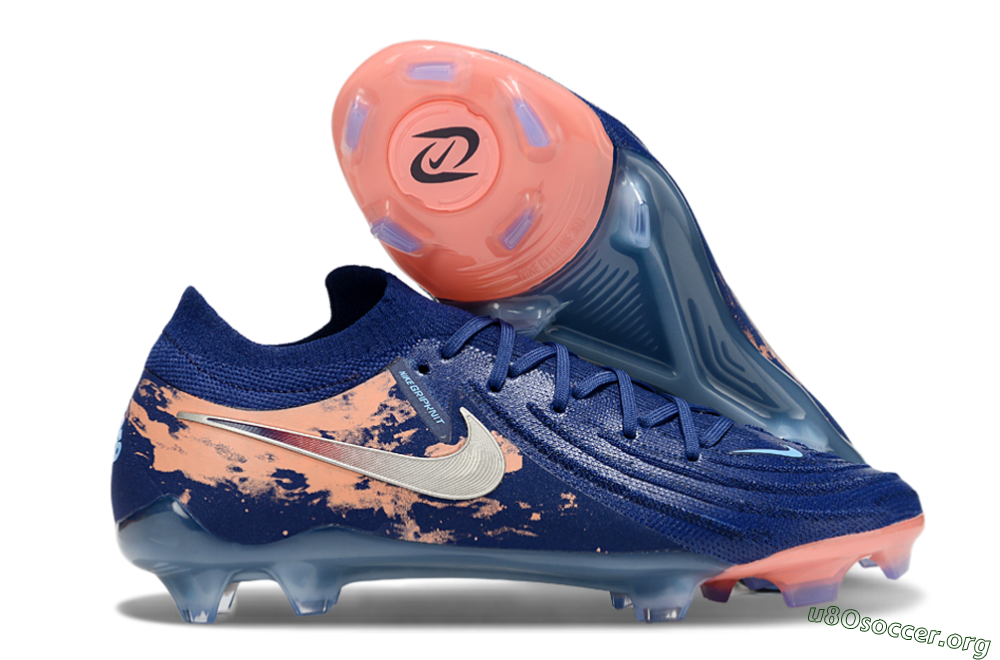 Nike Phantom GX 2 Elite FG Football Boots - Blue/White/Pink 2