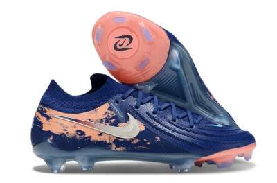 Nike Phantom GX 2 Elite FG Football Boots - Blue/White/Pink