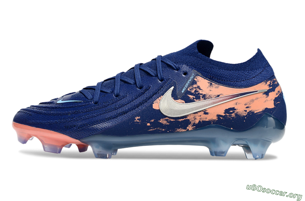 Nike Phantom GX 2 Elite FG Football Boots - Blue/White/Pink 3