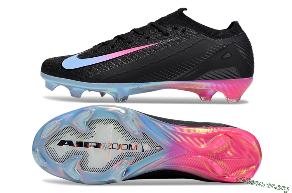 Nike Air Zoom Mercurial Vapor 16 Elite FG Football Boots - Black/Jade/Pink 1