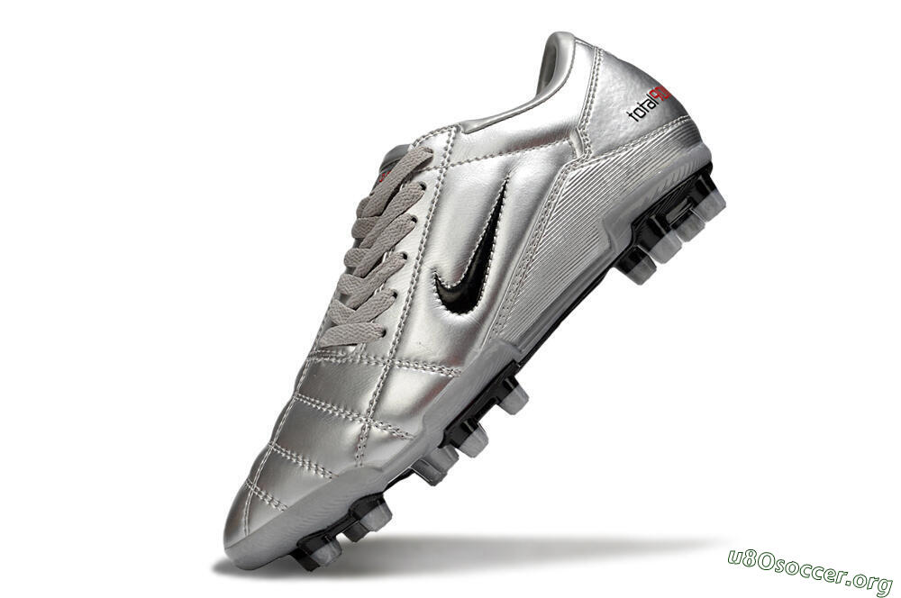 Nike Total 90 III FG Football Boots - Silver/Black 5