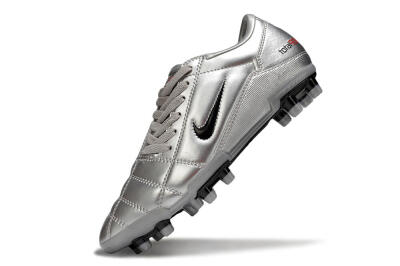 Nike Total 90 III FG Football Boots - Silver/Black