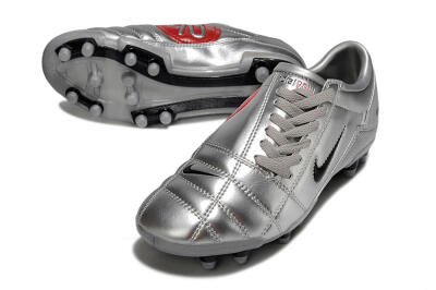 Nike Total 90 III FG Football Boots - Silver/Black