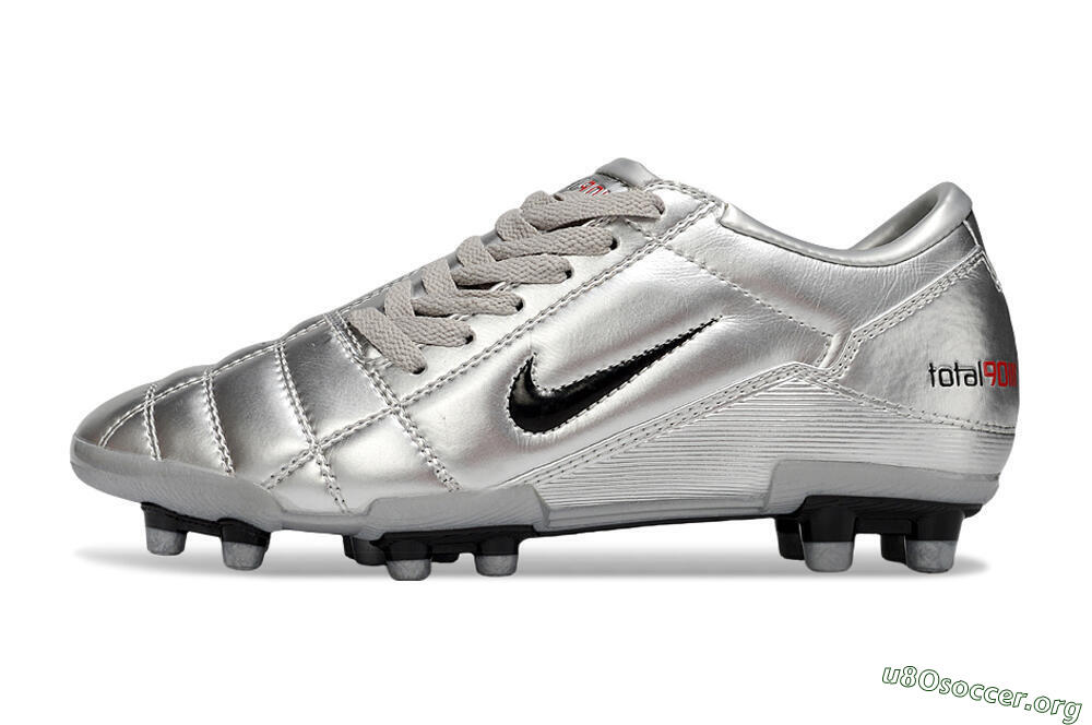 Nike Total 90 III FG Football Boots - Silver/Black 3