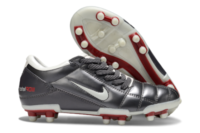 Nike Total 90 III FG Football Boots - Grey/White/Red