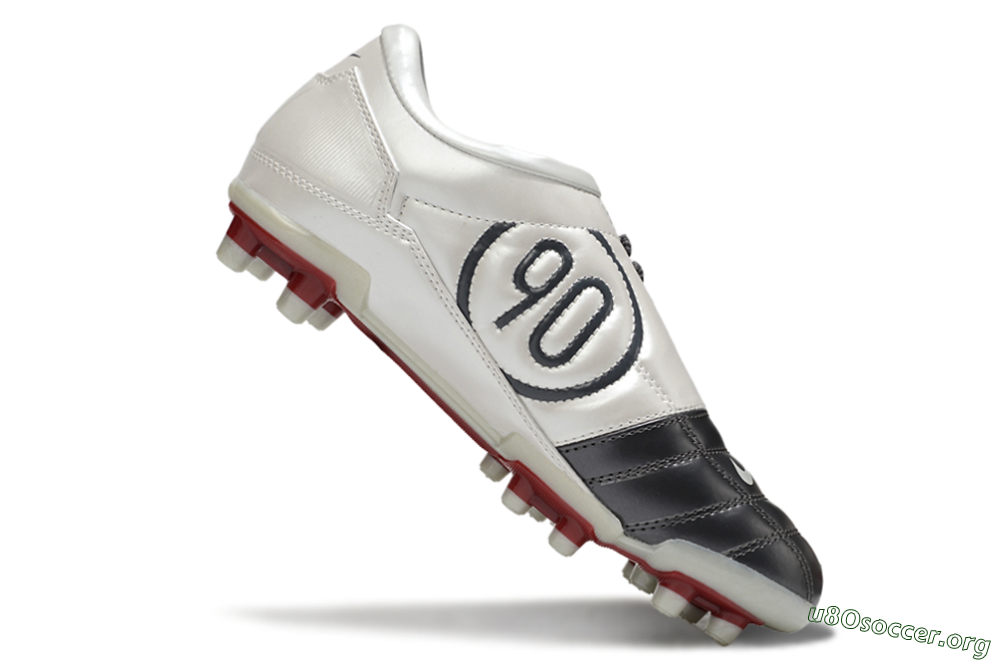 Nike Total 90 III FG Football Boots - Grey/White/Red 4