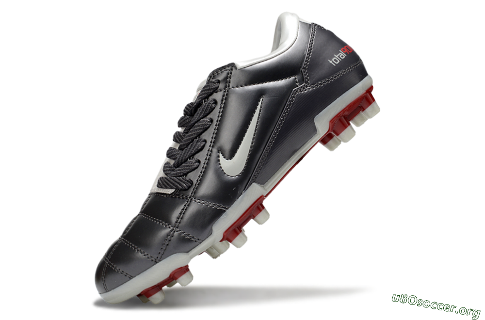 Nike Total 90 III FG Football Boots - Grey/White/Red 5
