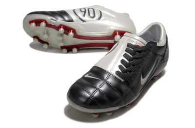 Nike Total 90 III FG Football Boots - Grey/White/Red