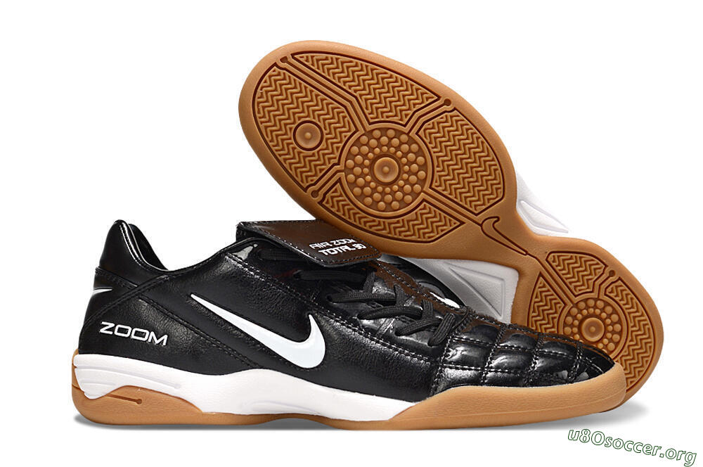 Nike Air Zoom Total 90 III IC Football Shoes - Black/White 2