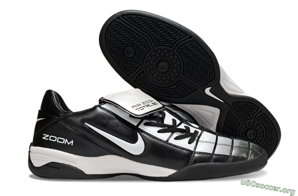 Nike Air Zoom Total 90 III IC Football Shoes - Black/White 2