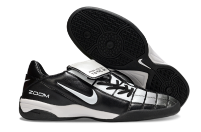 Nike Air Zoom Total 90 III IC Football Shoes - Black/White