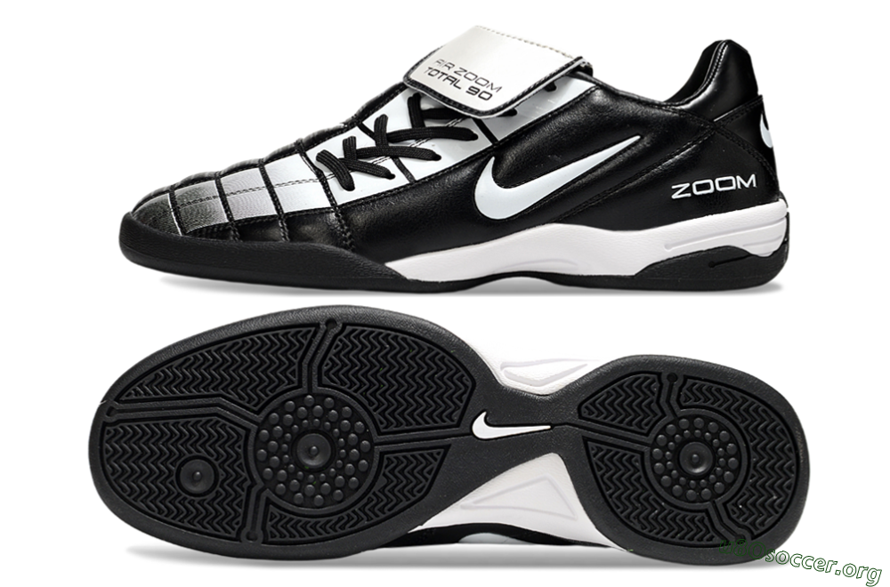 Nike Air Zoom Total 90 III IC Football Shoes - Black/White 1