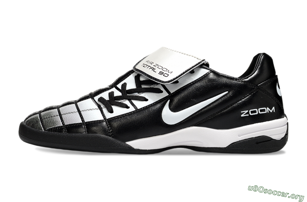 Nike Air Zoom Total 90 III IC Football Shoes - Black/White 3