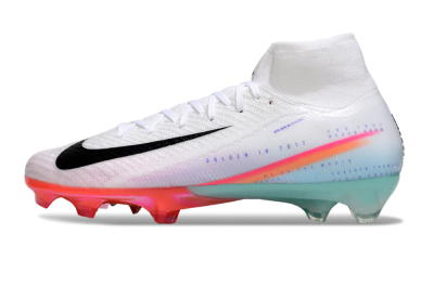 Nike Air Zoom Mercurial Superfly 10 Elite FG Football Boots - White/Black/Red