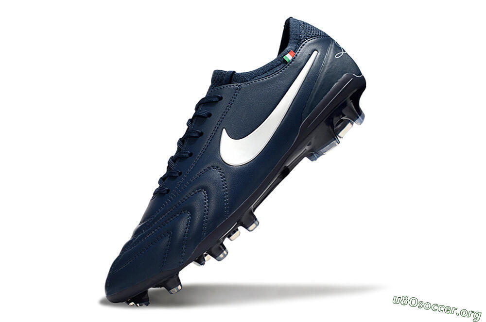 Nike Tiempo Legend 10 Elite FG Football Boots - Blue/White 5