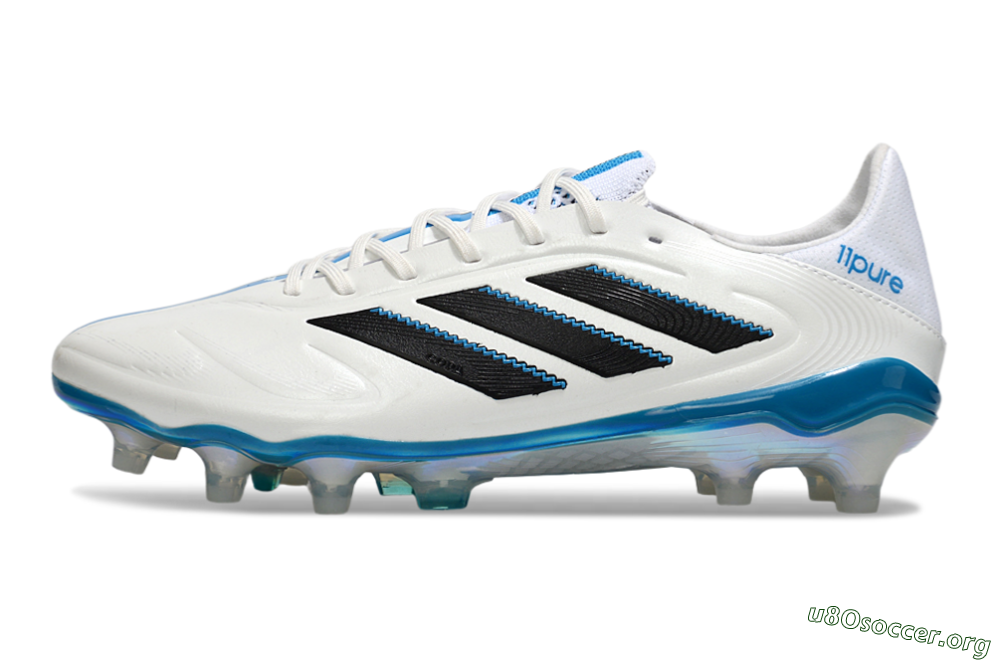 Adidas Copa Pure 3 Elite FG Football Boots - White/Black/Blue 3