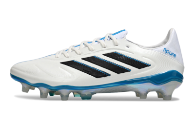 Adidas Copa Pure 3 Elite FG Football Boots - White/Black/Blue