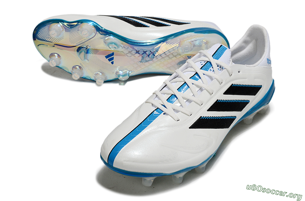 Adidas Copa Pure 3 Elite FG Football Boots - White/Black/Blue 0