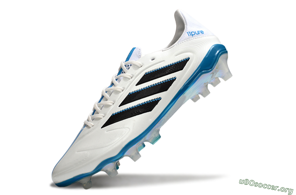 Adidas Copa Pure 3 Elite FG Football Boots - White/Black/Blue 5
