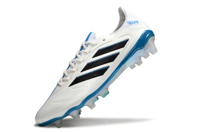 Adidas Copa Pure 3 Elite FG Football Boots - White/Black/Blue