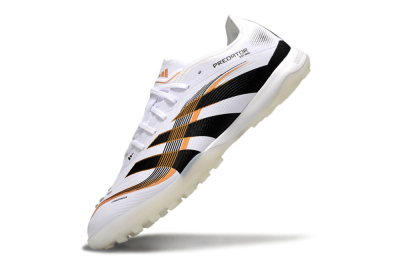 Adidas Predator 25 Elite TF Football Shoes - White/Black/Gold