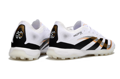 Adidas Predator 25 Elite TF Football Shoes - White/Black/Gold