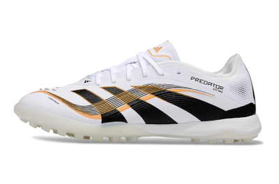 Adidas Predator 25 Elite TF Football Shoes - White/Black/Gold