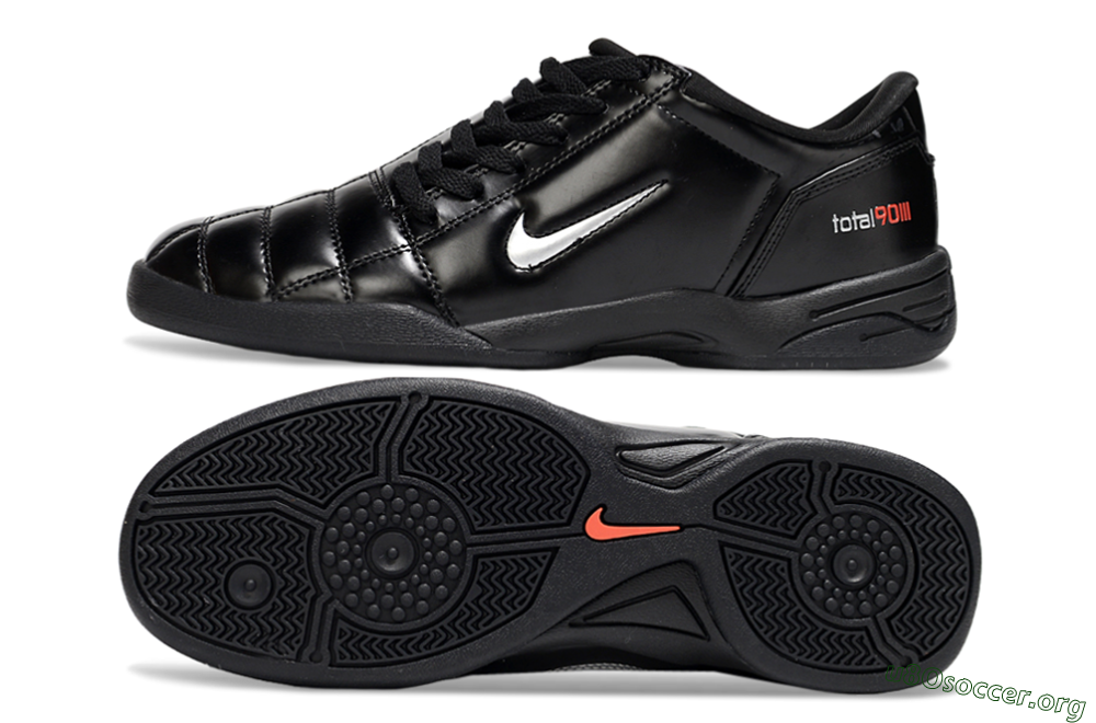 Nike Total 90 III IC Football Shoes - Black/White 1