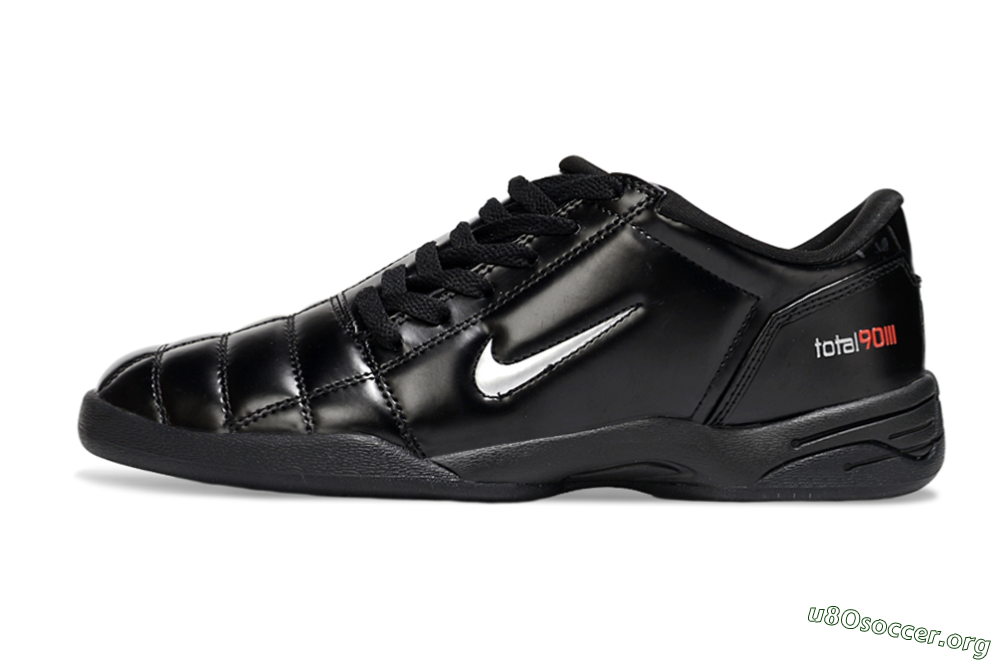 Nike Total 90 III IC Football Shoes - Black/White 3