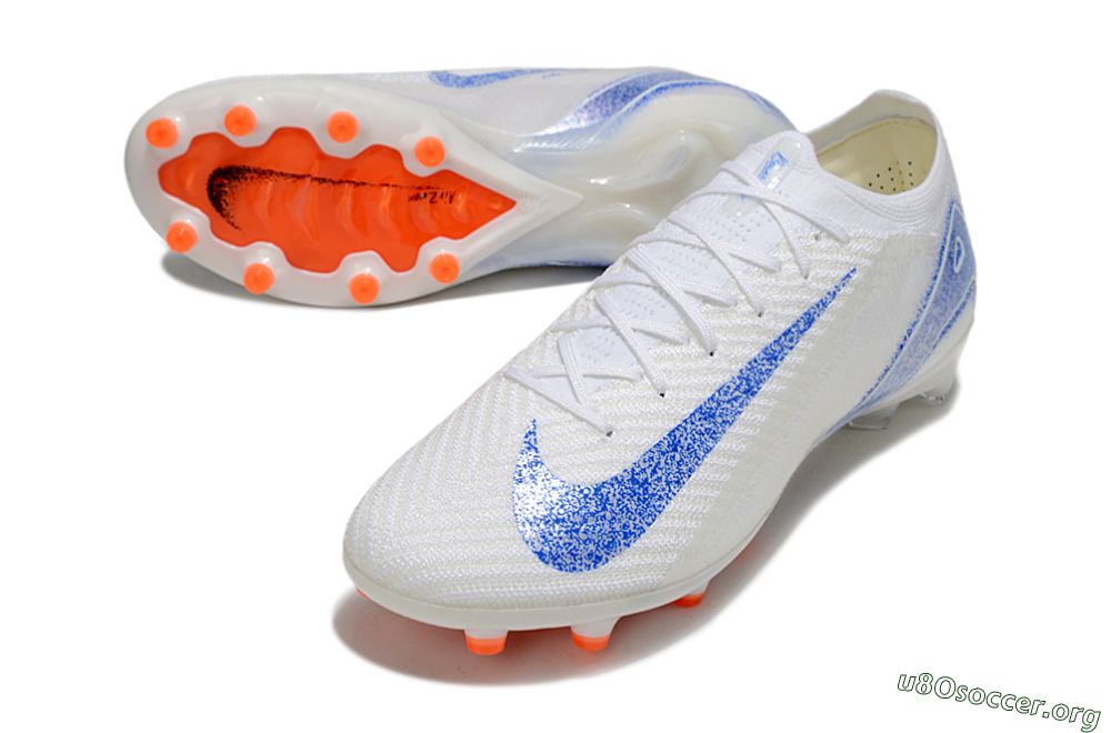 Nike Air Zoom Mercurial Vapor 16 Elite AG Football Boots - White/Blue 0
