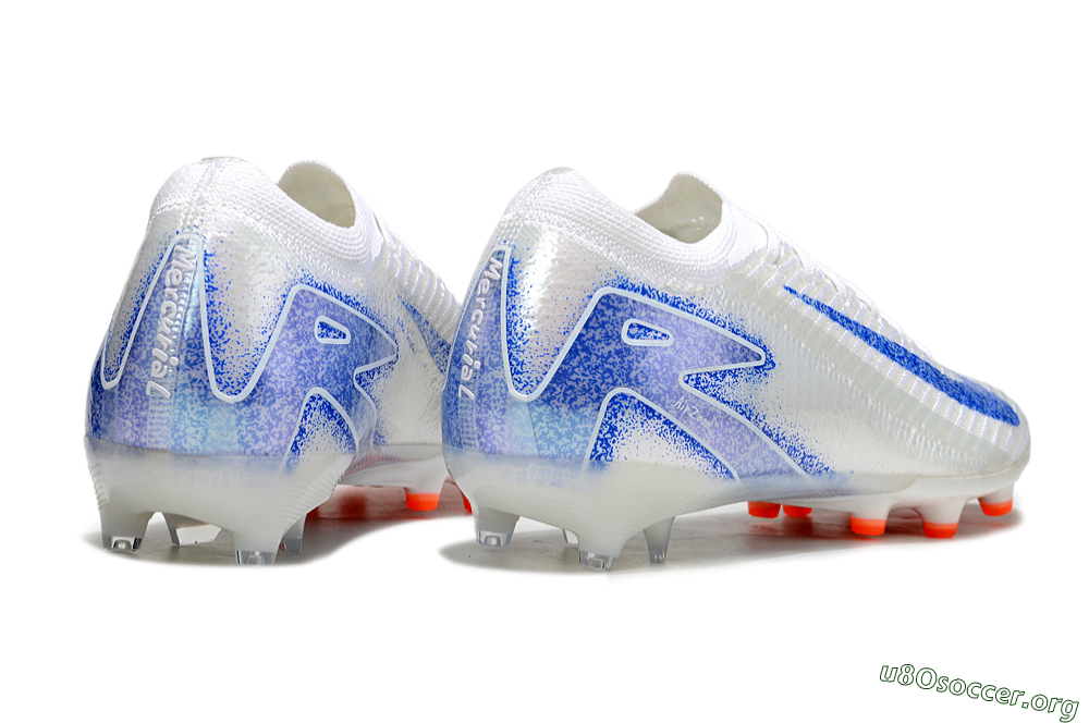 Nike Air Zoom Mercurial Vapor 16 Elite AG Football Boots - White/Blue 6