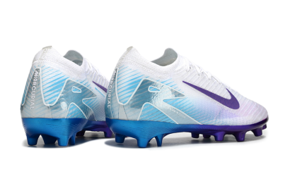 Nike Air Zoom Mercurial Vapor 16 Elite AG Football Boots - White/Purple/Jade