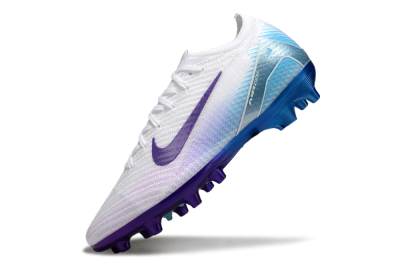 Nike Air Zoom Mercurial Vapor 16 Elite AG Football Boots - White/Purple/Jade