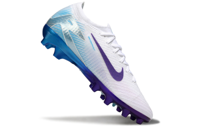 Nike Air Zoom Mercurial Vapor 16 Elite AG Football Boots - White/Purple/Jade