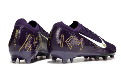 Nike Air Zoom Mercurial Vapor 16 Elite AG Football Boots - Purple/White/Gold