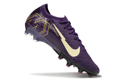 Nike Air Zoom Mercurial Vapor 16 Elite AG Football Boots - Purple/White/Gold