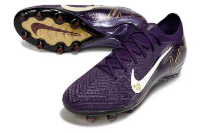 Nike Air Zoom Mercurial Vapor 16 Elite AG Football Boots - Purple/White/Gold