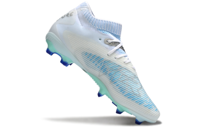 Puma Future 8 Ultimate FG Football Boots - White/Blue/Silver