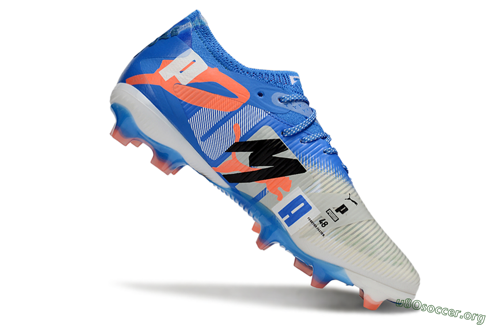 Puma Future 8 Ultimate FG Football Boots - Blue/Silver/Black 4