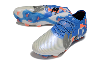 Puma Future 8 Ultimate FG Football Boots - Blue/Silver/Black