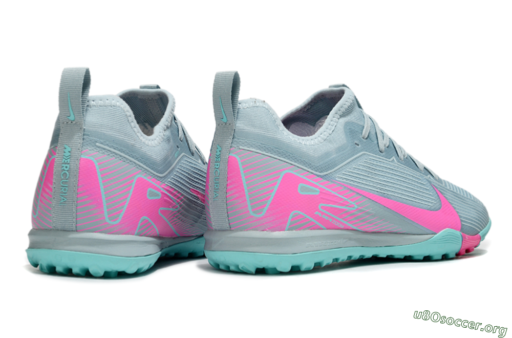 Nike Air Zoom Mercurial Vapor 16 Elite TF Football Shoes - Jade/Pink 6