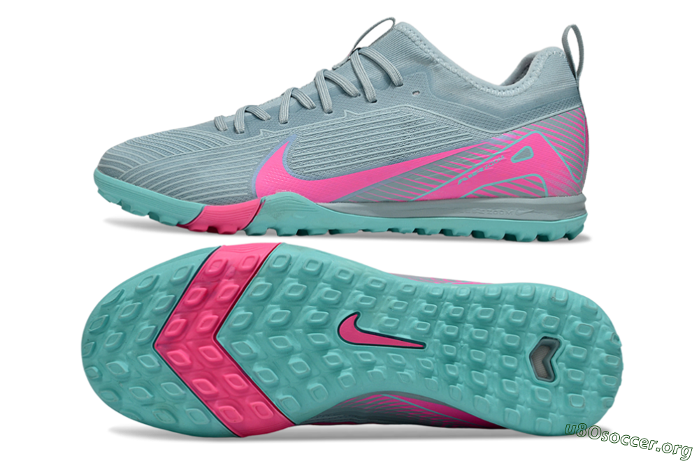 Nike Air Zoom Mercurial Vapor 16 Elite TF Football Shoes - Jade/Pink 1